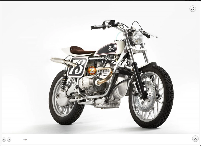 Bmw r100rs độ theo phong cách flat tracker - 3