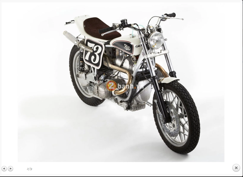 Bmw r100rs độ theo phong cách flat tracker - 4