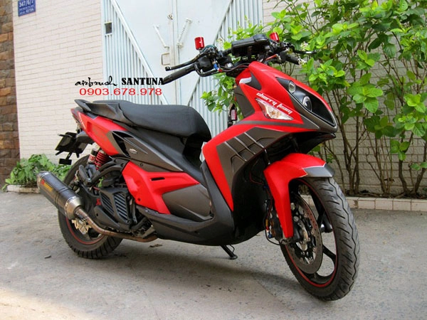 Bộ sưu tập yamaha nouvo sơn phối màu đỏ đen cực đẹp - 25