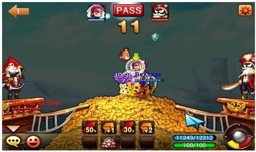 Bom bom - game bắn súng canh tọa độ trên android - 3