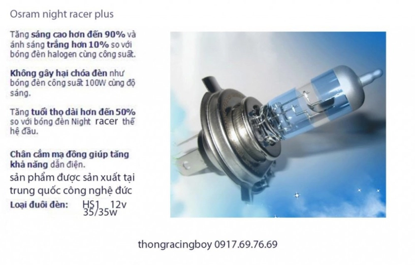 Bóng đèn tăng sáng osram 90110 - 3