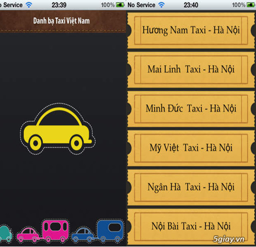 Các chương trình gọi taxi phổ biến - 5