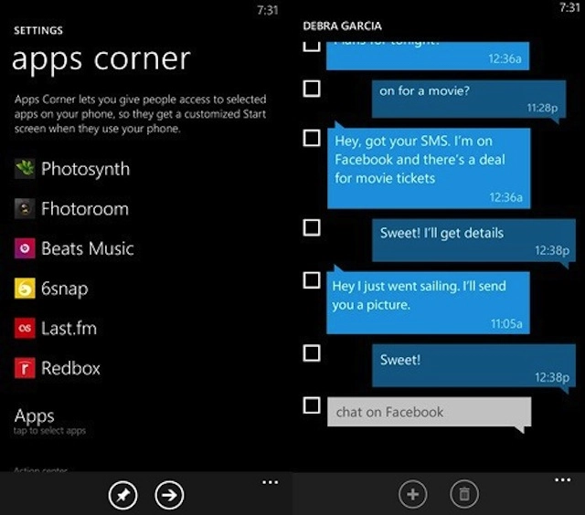 Các tính năng mới trên windows phone 81 gdr 1 preview - 2