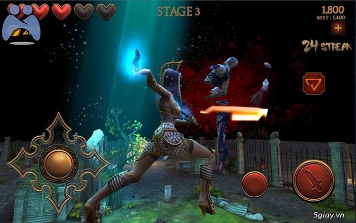 Cách chơi game zombie goddess - game hành động 3d đặc sắc trên android - 2