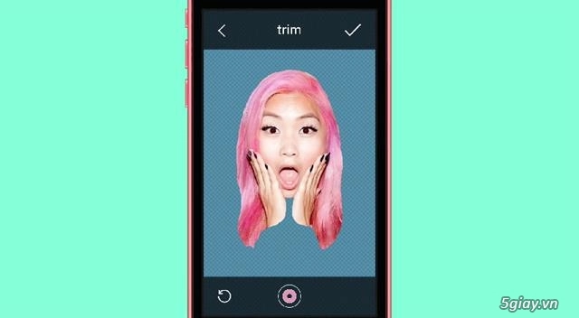 Cách làm icon chat bằng ảnh tự sướng với imojiapp - 6