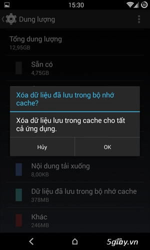 Cách lấy lại không gian bộ nhớ cho android - 7