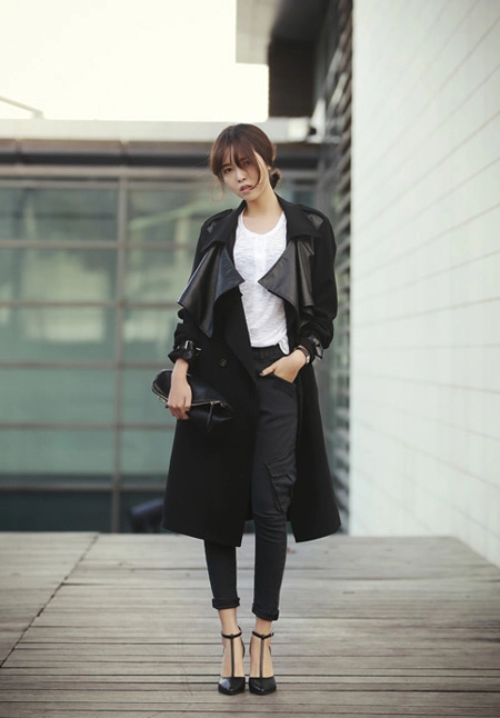 Cách mix với áo trenchcoat - 5