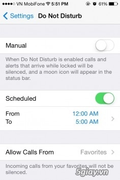 Cách sử dụng tính năng do not disturb trên iphone - 2