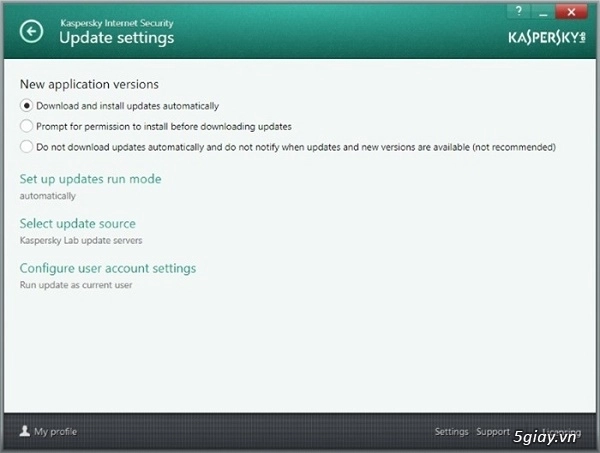 Cách sửa lỗi kaspersky internet security không tự động cập nhật dữ liệu - 2