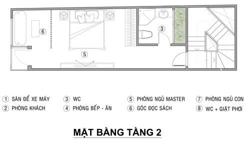 Cách thiết kế nhà ống 40 m2 với kinh phí 600 triệu đồng - 3