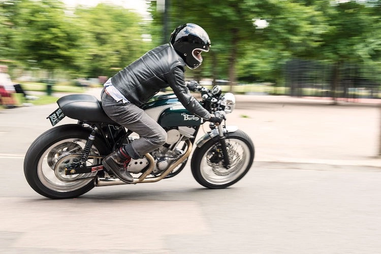Cafe racer burton chiếc mô tô độ với khung sườn anh động cơ mỹ - 5