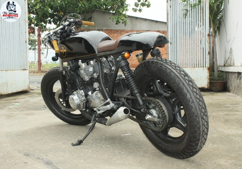 Caferacer - honda cb750f cafe đen đá - 5