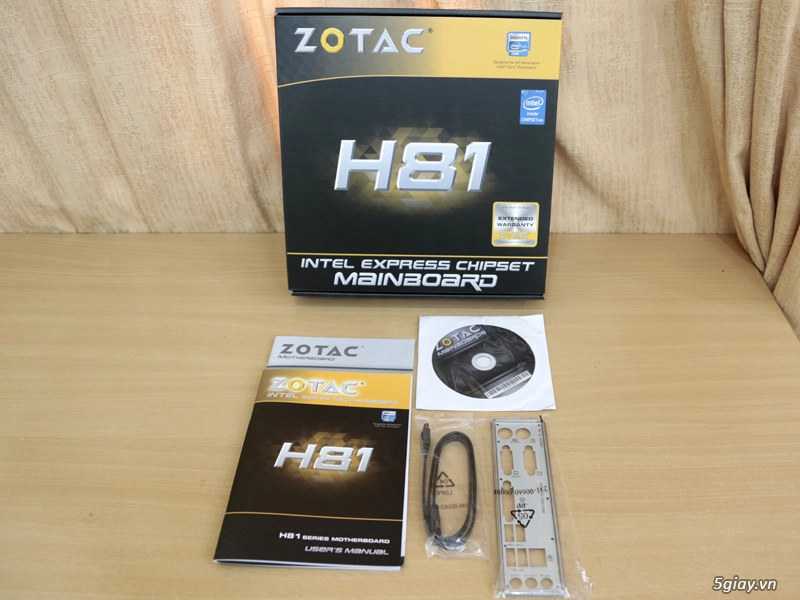 Cảm nhận với mainboard zotac h81 hỗ trợ intel haswell - 1
