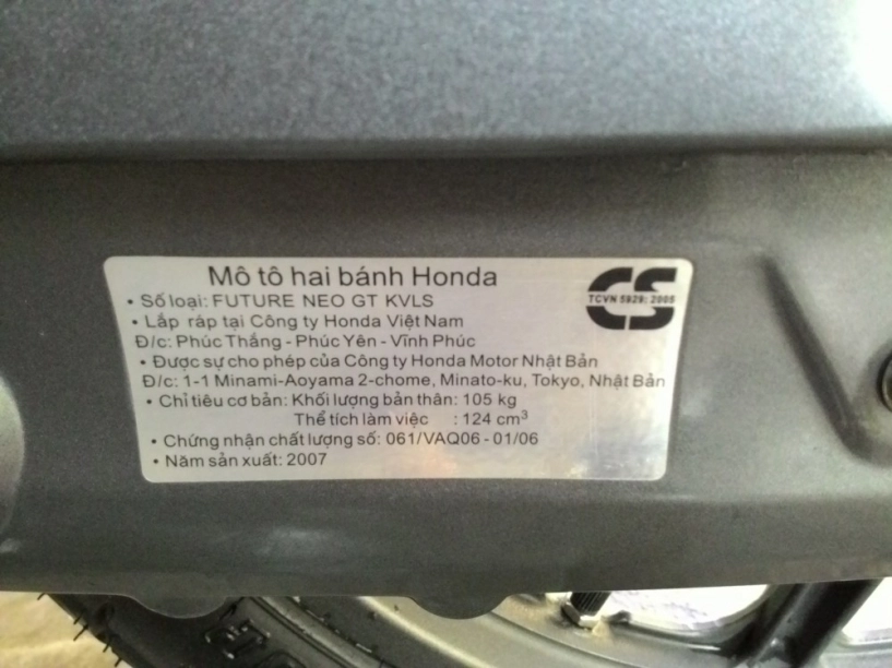 Cần bán future neo gt 2007 chính chủxe keng 2 chìa khóa zin theo xe lun - 4