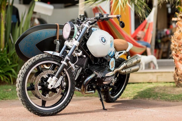 Cận cảnh bmw r nine t độ phong cách scrambler đầy cá tính - 1