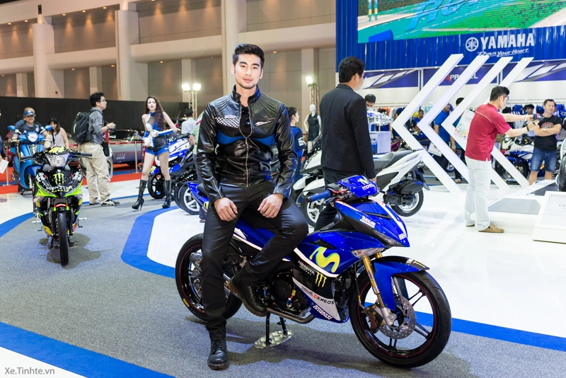 Cận cảnh exciter 150 tem movistar tại bangkok motor show 2015 - 1