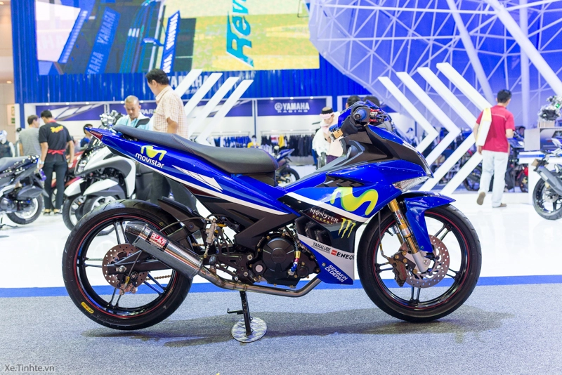 Cận cảnh exciter 150 tem movistar tại bangkok motor show 2015 - 2