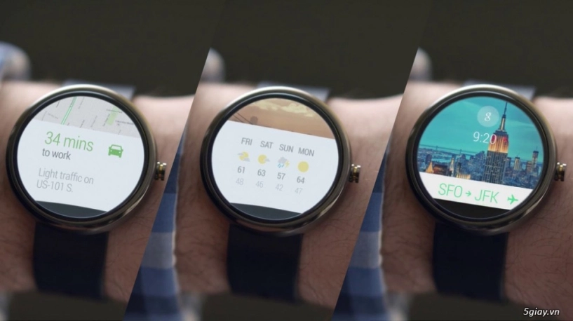 Cận cảnh googles smartwatch mang tên moto 360 và lg g watch - 4