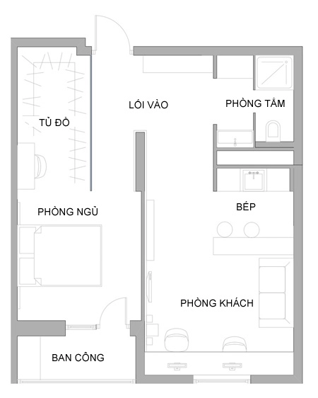 Căn hộ tươi vui với những chỗ chứa đồ thông minh - 12