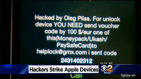 Cảnh báo người dùng apple vụ hack ở úc đã lan sang mỹ - 2