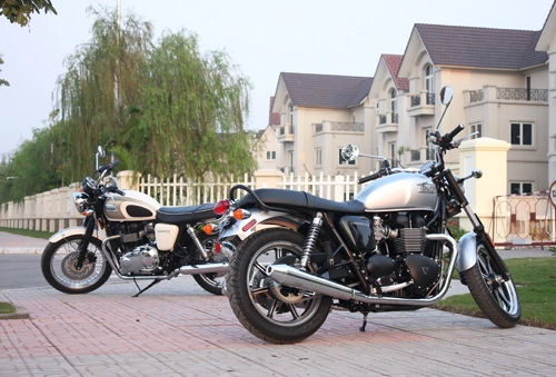 Cặp đôi triumph bonneville 2014 đầu tiên về việt nam - 7