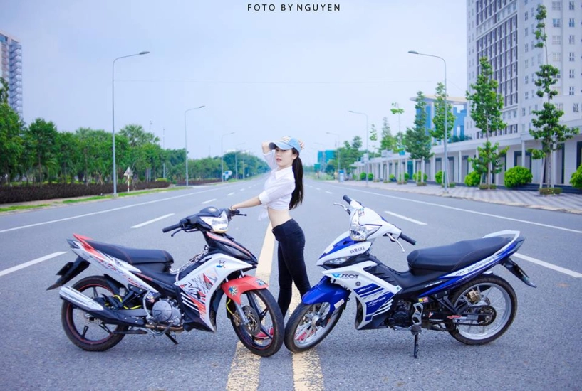 Cặp đôi yamaha exciter 135 so dáng cùng biker nữ bình dương - 1