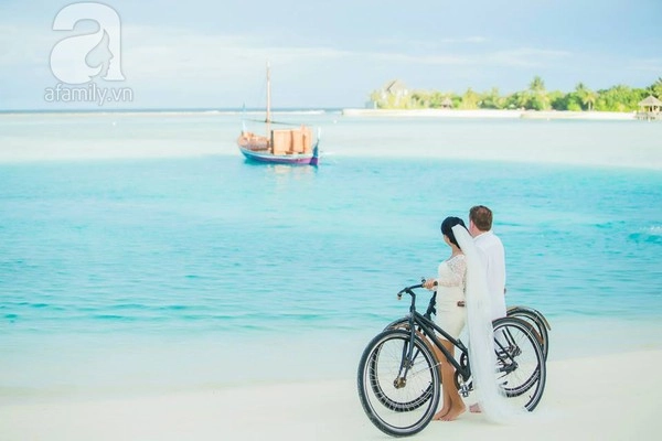 Cặp đôi yêu 1 năm gặp 1 tháng và bộ ảnh cưới sang chảnh 20000 đô tại maldives - 2