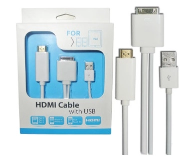 Cáp hdmi ra tivi có sạc cho iphone 44sipad 23 - 4