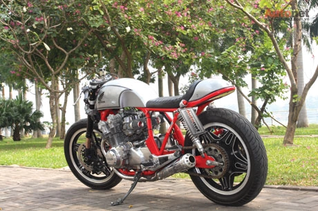 Cb750f đời 1981 độ caferacer khiến báo giới nước ngoài nể phục - 3