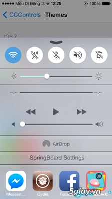 Cccontrols tùy chỉnh controlcenter của ios 7 - 4