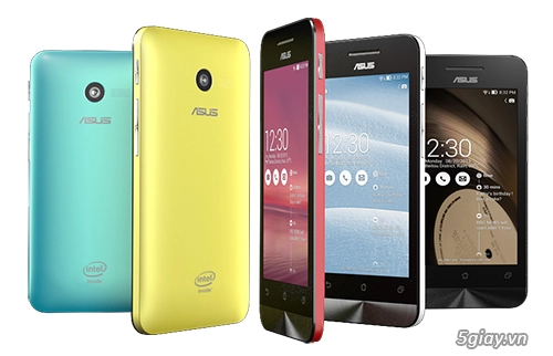 ces 2014 asus ra mắt 3 chiếc smartphone android zenfone 4 5 và 6 giá từ 99 usd chip intel atom - 1