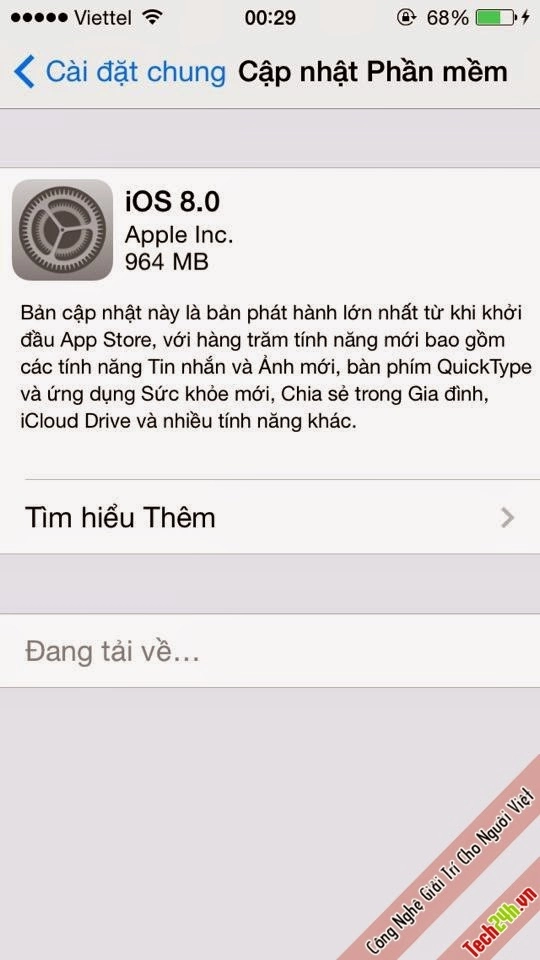 Chính thức tải về ios 80 cho các thiết bị của apple - 1
