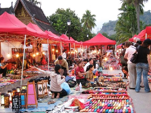 Chợ đêm luang prabang - 2