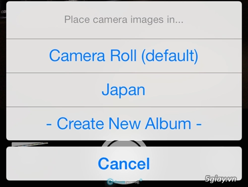 Chọn thư mục để lưu ảnh trong camera của iphone - 4