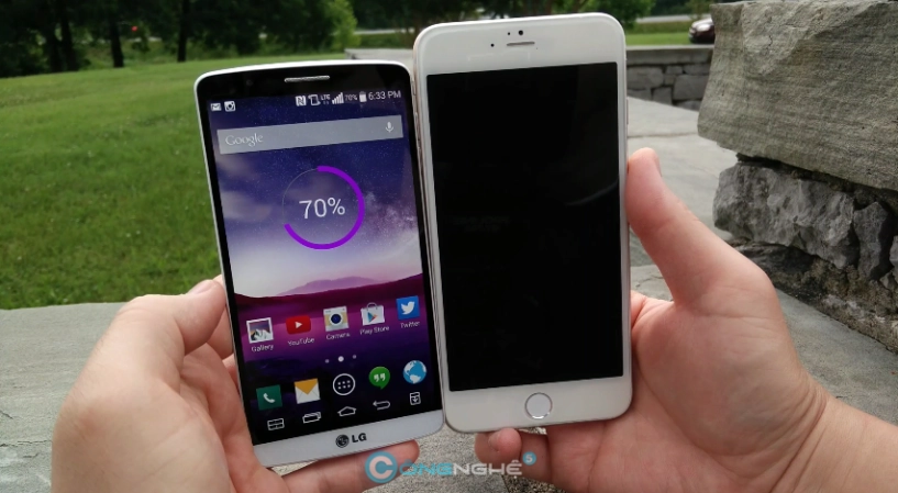 Chùm ảnh so sánh nhanh iphone 6 với các siêu phẩm android - 3