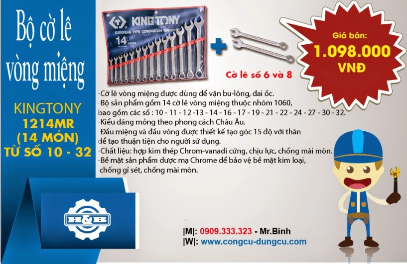 Chương trình khuyến mãi kingtony - stanley - bosch - dremel - abus - 15