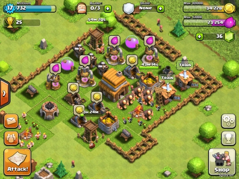 Clash of clan phiên bản dành cho android siêu phẩm game thủ thành hay nhất - 3