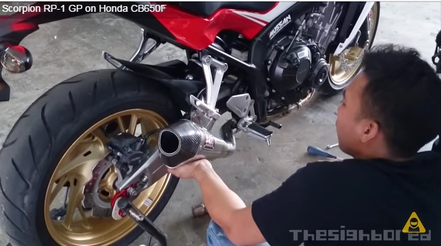 clip honda cb650f với pô yoshimura âm thanh hầm hố - 2