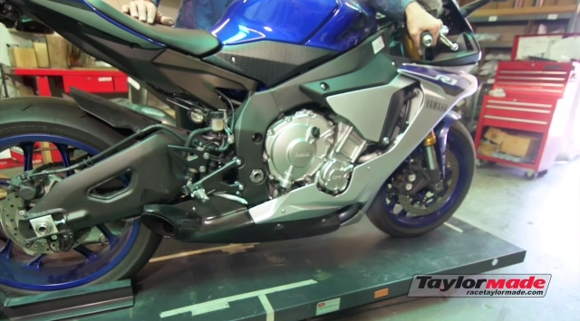 clip yamaha r1 2015 độ pô taylormade racing - 1