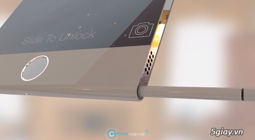 Concept iphone 6 pro bút stylus cảm biến đo nhịp tim và đèn báo - 3