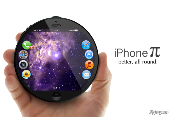 Concept iphone pi hình tròn đẹp mắt - 3