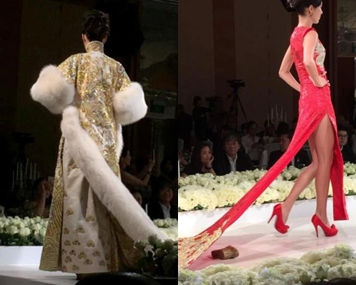 Công trí trình diễn cùng các nhà mốt haute couture châu a - 10