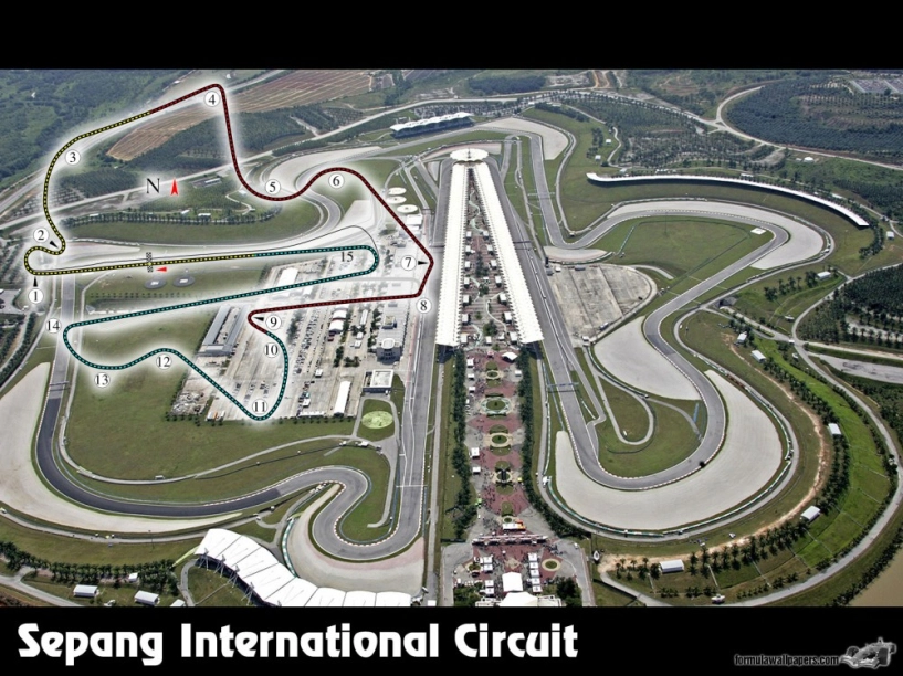 Cuộc đua thử lần 2 tại sepang của các đội đua motogp - 1