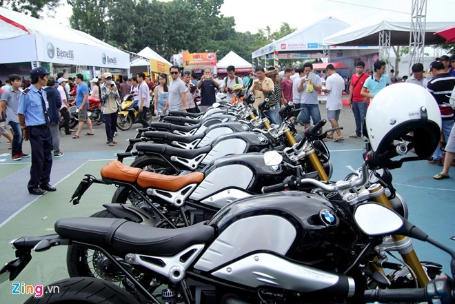 Dàn môtô bmw r ninet hội tụ về vietnam motorbike festival 2015 - 3