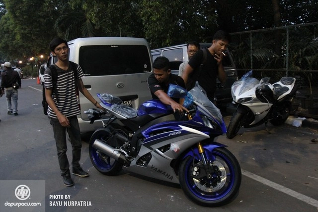 Dàn xế khủng hùng hậu trước giờ khai mạc triển lãm môtô indonesia - 36