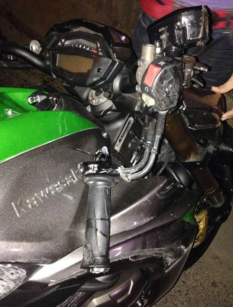 Đắng lòng kawasaki z1000 2014 tử nạn đầu tiên tại việt nam - 2