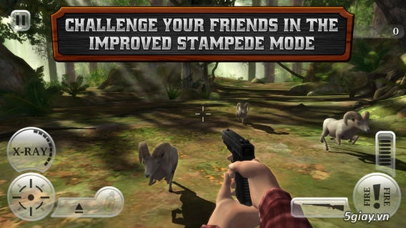 Deer hunter 2014 - game bắn súng săn hổ báo cáo chồn đủ các loài động vật - 2