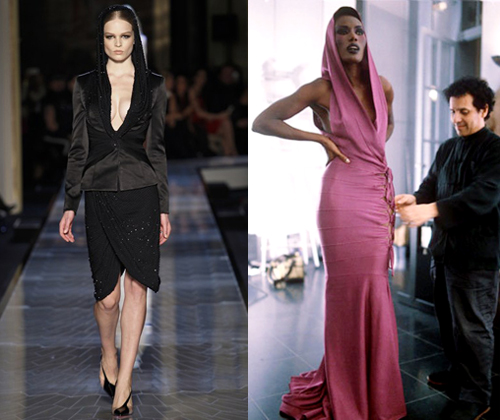 Đồ couture versace 2014 tràn ngập mũ trùm đầu và pha lê - 1