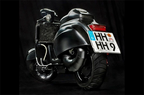 Độ vespa thành xe đua scooter - 9