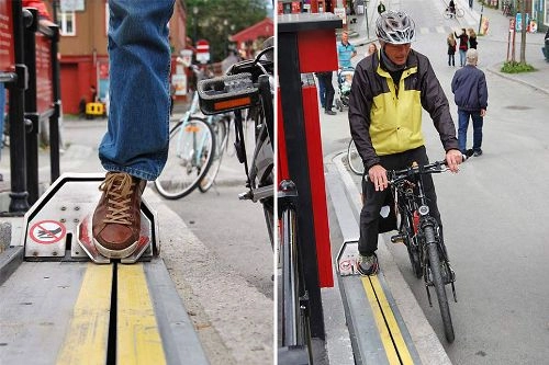 Độc đáo cầu thang tự động cho người đi xe đạp ở na uy - 3